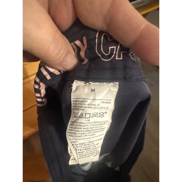 Old Navy Mens Colorblock Swim Trunks Size 34 With Pocket & Drawstring - Picture 7 of 7